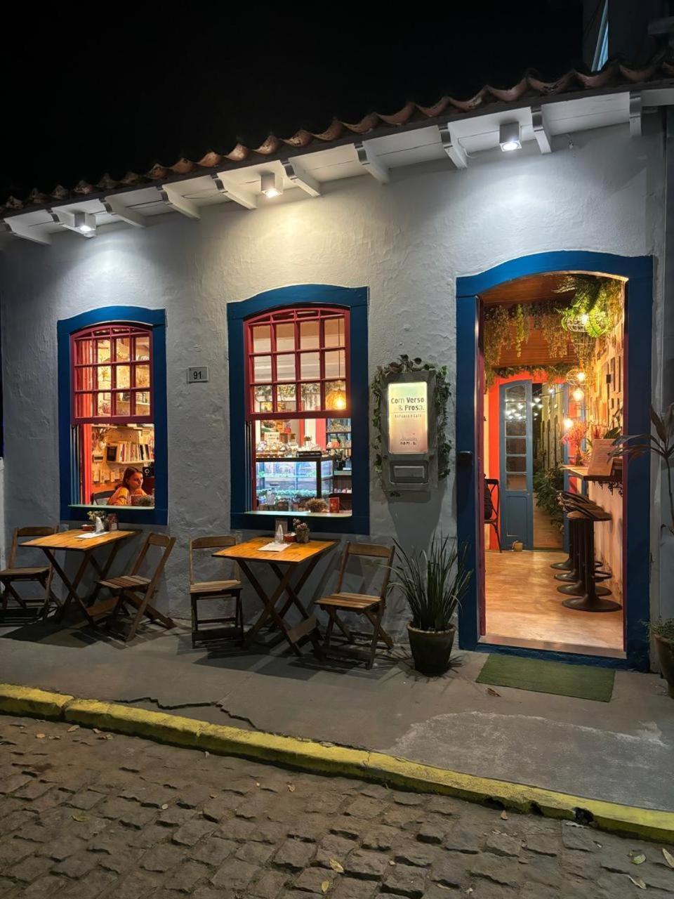 Com Verso E Prosa Repouso E Cafe Paraty Exterior foto